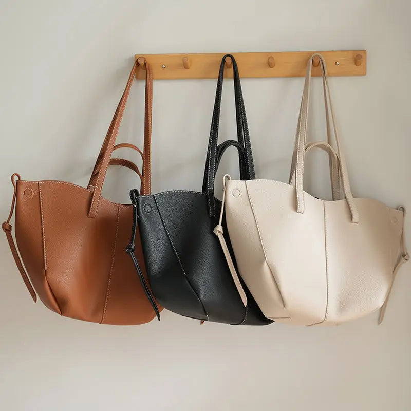 PU Leather Tote Bag Set - Your Bagverse 