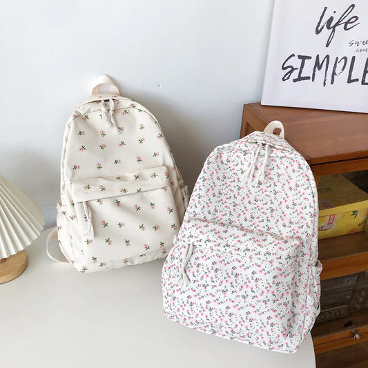 Floral Fashion Printed Backpack for Women